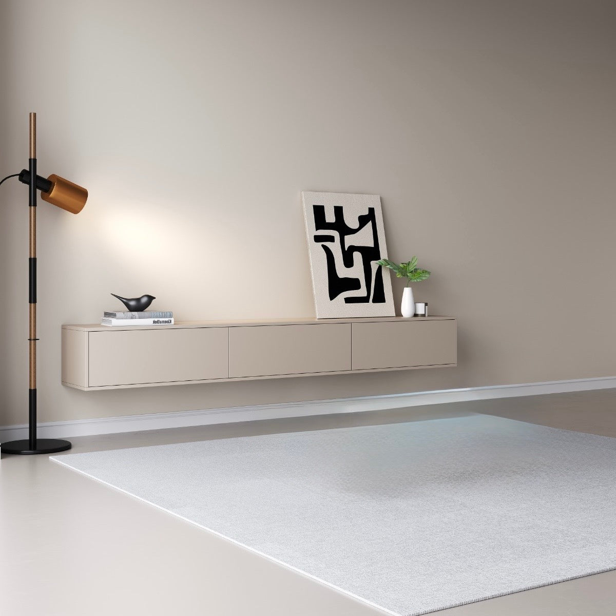 TV Meubel Manzil Beige mat