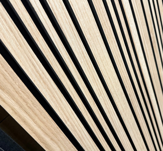 Dunne Dikke Natuurlijk Eiken Akoestische wandpaneel