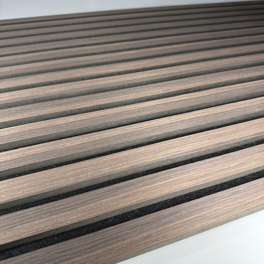 Donker Gerookt Eiken Akoestische wandpaneel